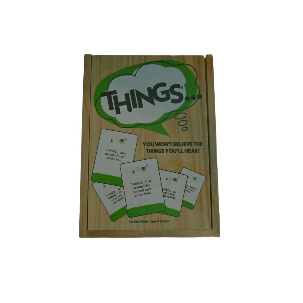 THINGS.... Game New With Packaging in Wood Box